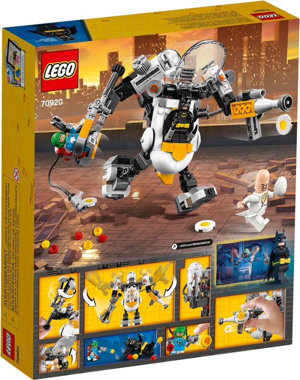 LEGO® Batman Movie Egghead™  Mech Food Fight back of the box