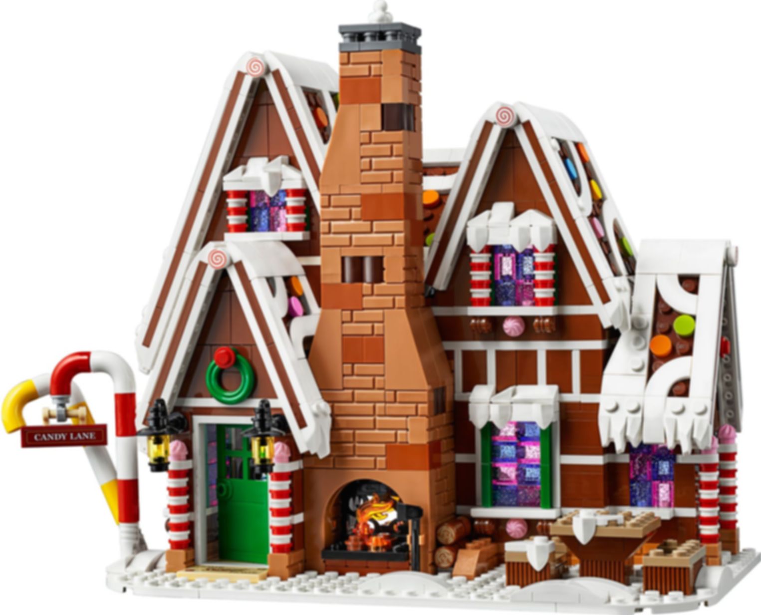 LEGO® Icons Gingerbread House components