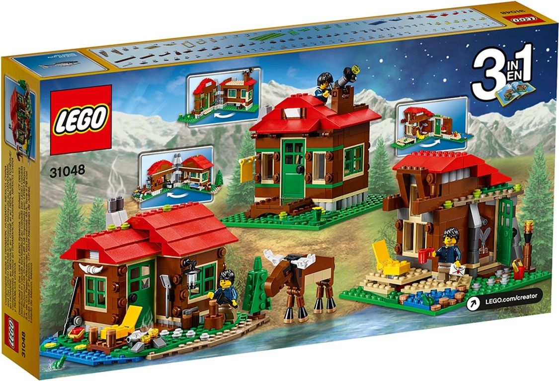 LEGO® Creator Hütte am See rückseite der box