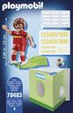 Playmobil® Sports & Action Voetbalspeler België achterkant van de doos