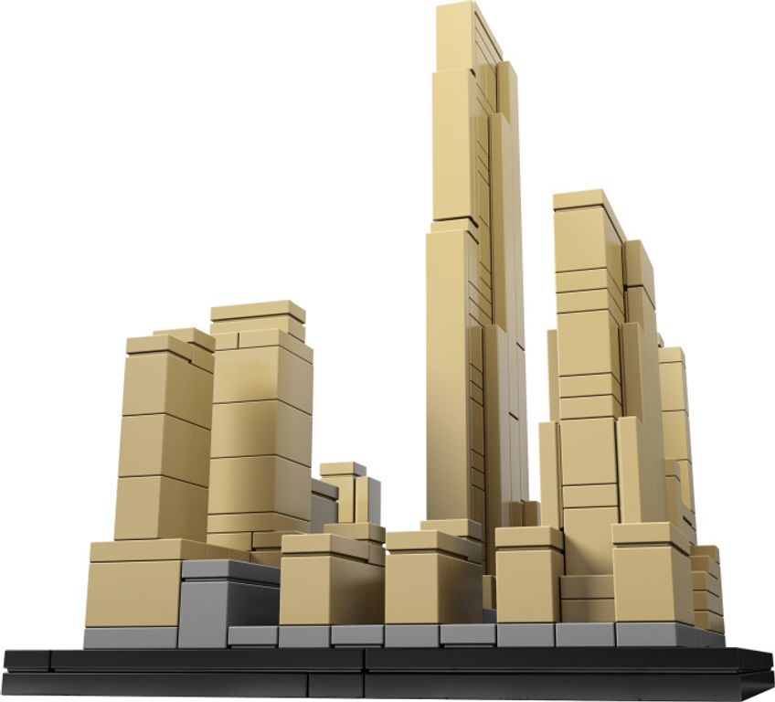 LEGO® Architecture Rockefeller Plaza components