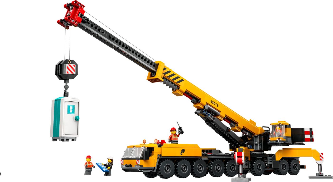 LEGO® City Grúa de Obra Móvil Amarilla partes