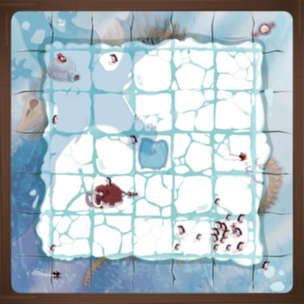 Kingdomino: 2 playmats ice theme
