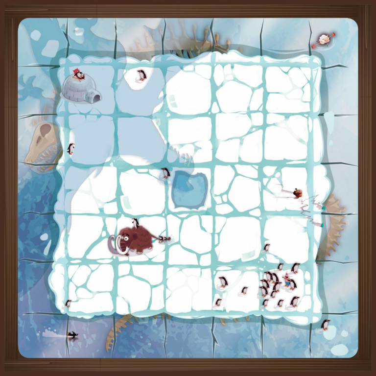 Kingdomino: 2 playmats ice theme