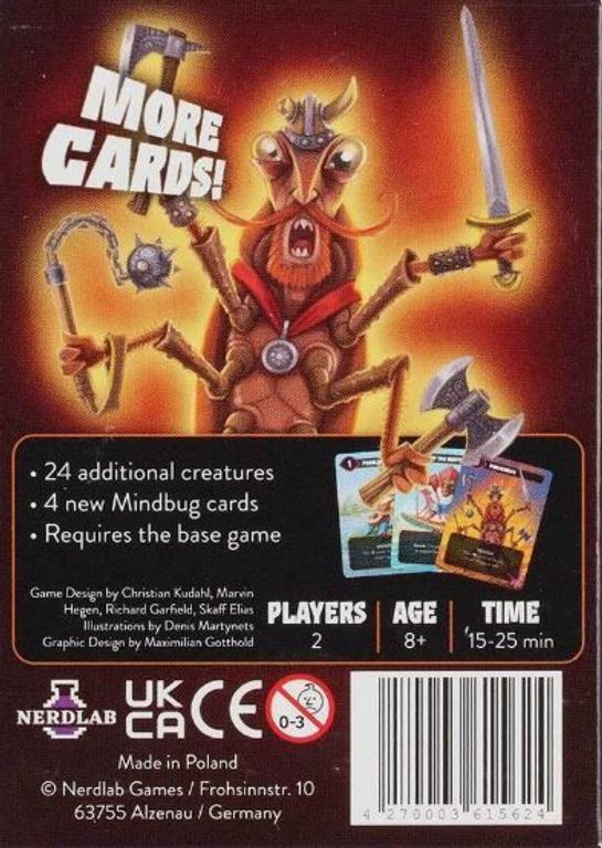 Mindbug: First Contact – New Servants back of the box