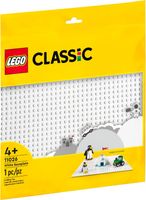 LEGO® Classic La plaque de construction blanche