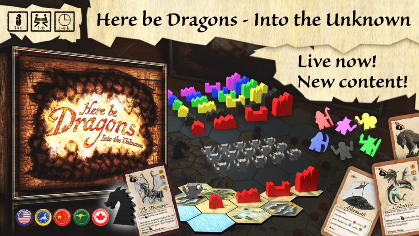 Here be Dragons: Into the Unknown komponenten