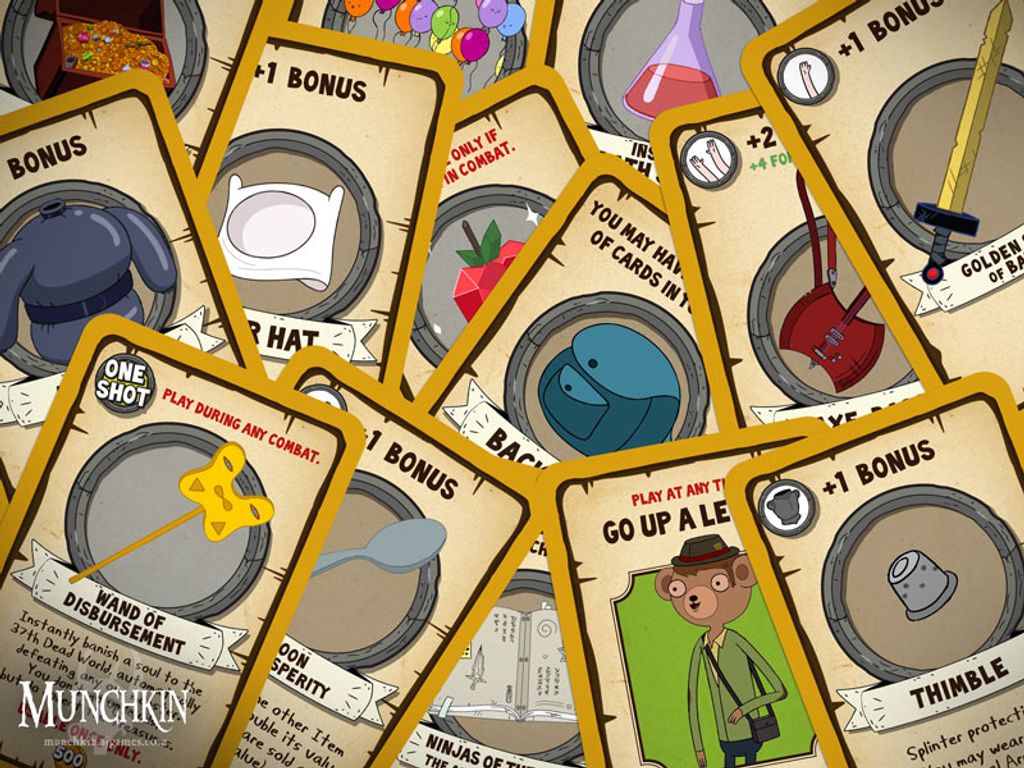 Munchkin Adventure Time cards