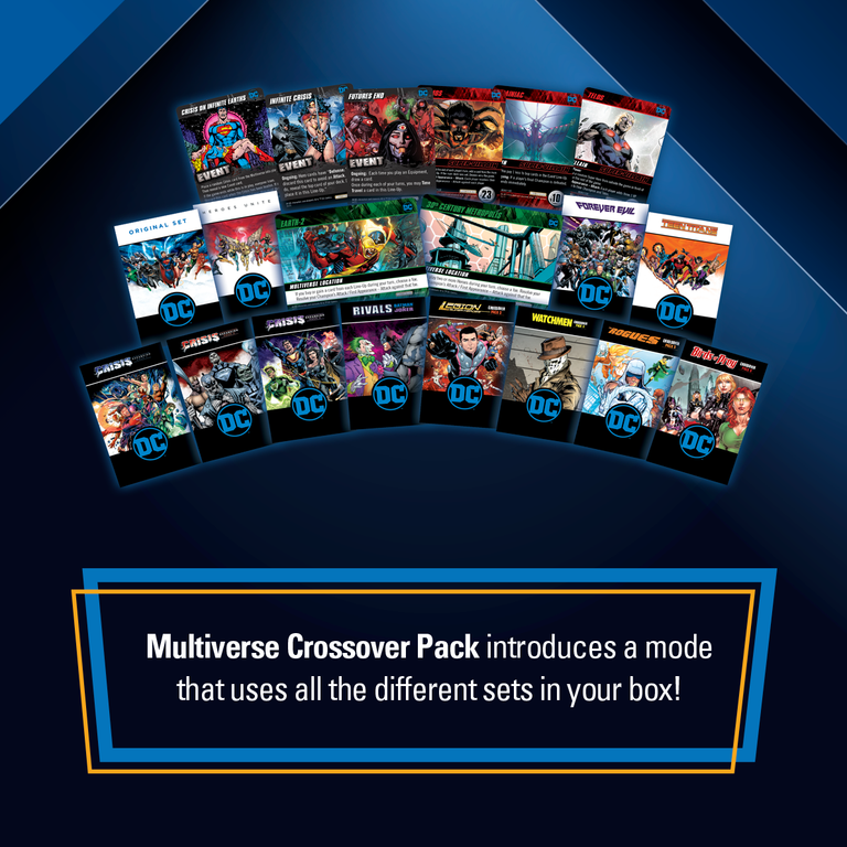 DC Deck-Building Game: Multiverse Box cards