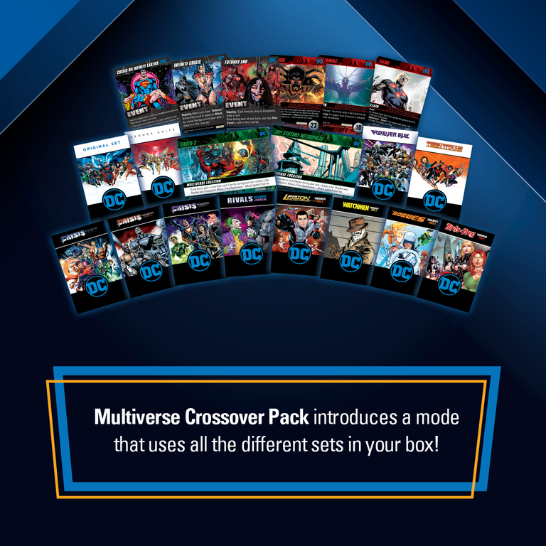 DC Deck-Building Game: Multiverse Box kaarten