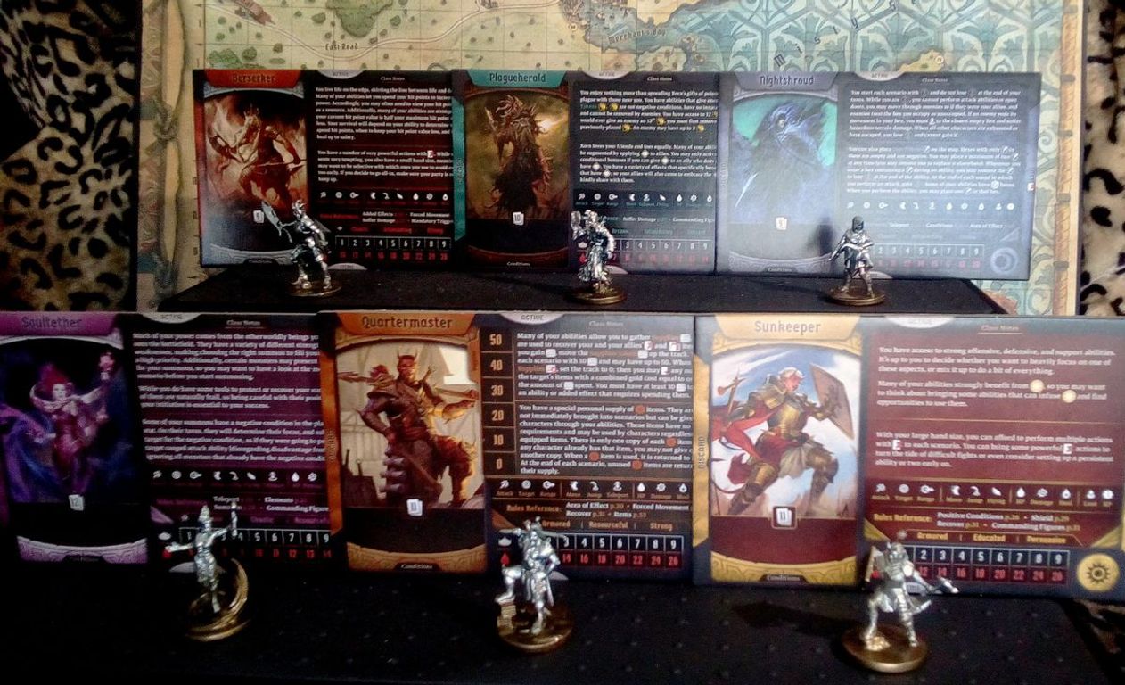 Gloomhaven: Second Edition komponenten