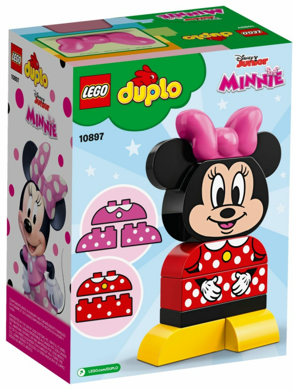 LEGO® DUPLO® Mi Primer Modelo de Minnie parte posterior de la caja