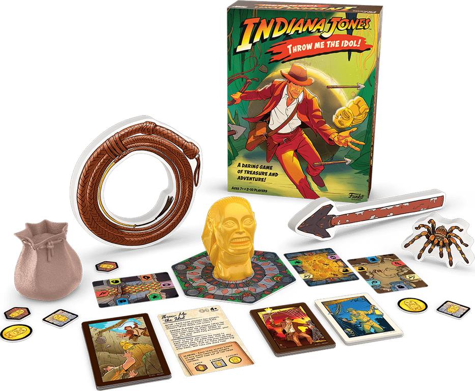 Indiana Jones: Throw Me the Idol! components