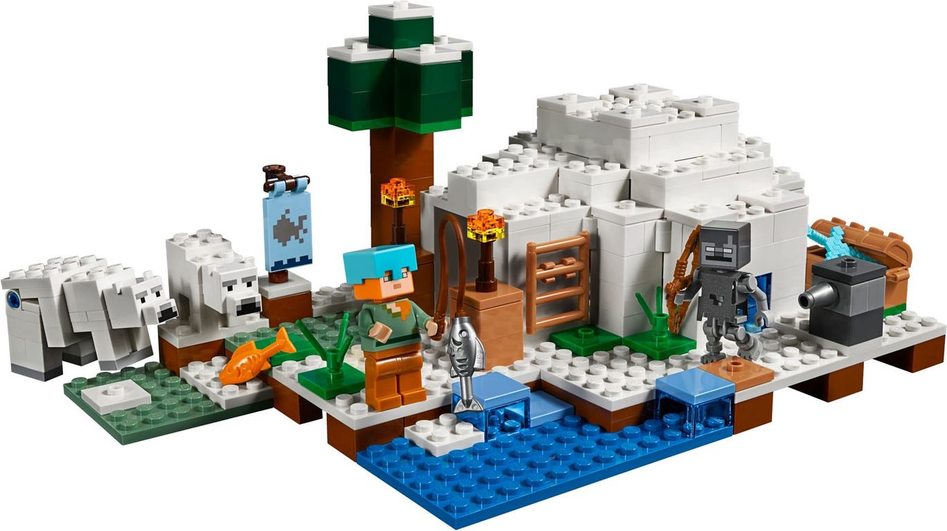 LEGO® Minecraft El iglú polar jugabilidad